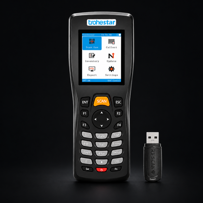 TROHESTAR N5 Inventory Data Collector on a black background