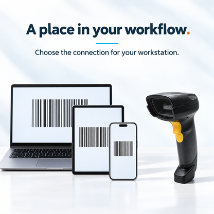 TROHESTAR N7 scanner only — workstation with neutral sample barcode screens