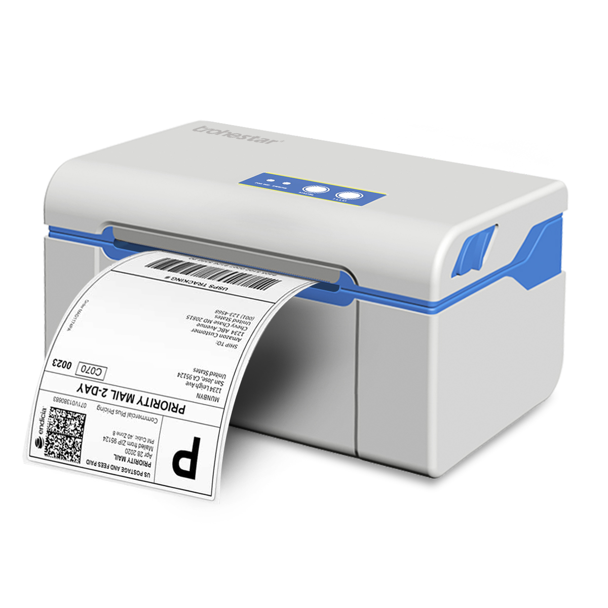 De Kamer Is Schelden Trohestar GraphPrinter Label Printer, 4″×6″ Shipping Label Printer High  Speed Commercial Grade Direct Thermal Printer Barcode Printer Compatible  with UPS, FedEx, Amazon, Ebay, Etsy, Shopify (White) – TROHESTAR